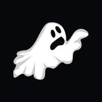 fantasma logo disegno, Halloween icona, Halloween costume illustrazione, celebrazione bandiera modello vettore