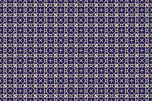 geometrico astratto modelli, un' senza soluzione di continuità vettore sfondo. buio blu e oro struttura