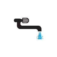 acqua rubinetto icona vettore design