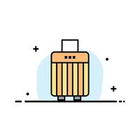 Borsa bagaglio borsetta acquistare attività commerciale logo modello piatto colore vettore