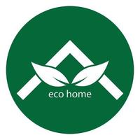 eco casa logo vettore