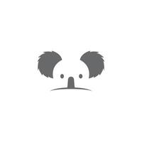 koala logo icona design illustrazione vettore