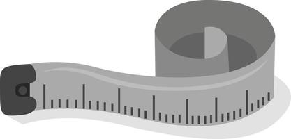 nastro misurare, illustrazione, vettore su bianca sfondo.