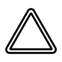 disegno dell'icona del triangolo vettore