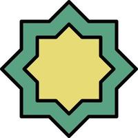 Ramadan icone musulmano Islam preghiera e Ramadan kareem magro linea icone impostato moderno piatto stile simboli io vettore