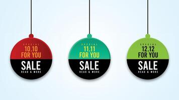 i saldi sconto ornamenti e elementi vettore