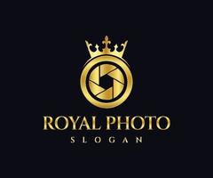 reale fotografia logo. professionale studio logo vettore