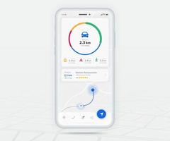 carta geografica GPS navigazione App UX ui concetto, mobile carta geografica applicazione, smartphone App ricerca carta geografica navigazione, tecnologia carta geografica, città navigazione mappe, città strada, GPS tracciamento, Posizione inseguitore, vettore