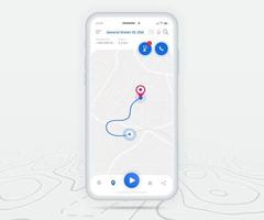 carta geografica GPS navigazione App UX ui concetto, mobile carta geografica applicazione, smartphone App ricerca carta geografica navigazione, tecnologia carta geografica, città navigazione mappe, città strada, GPS tracciamento, Posizione inseguitore, vettore