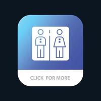 giù ascensore macchina Hotel mobile App icona design vettore