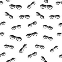 modello senza soluzione di continuità di occhiali nel stile Vintage ▾, retrò, inciso. - vettore illustrazioni