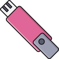 USB vettore illustrazione su un' sfondo.premio qualità simboli.vettore icone per concetto e grafico design.