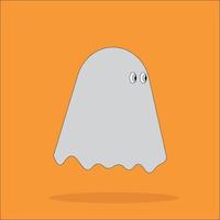 icona fantasma volante Halloween vettore