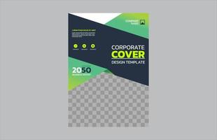 design creativo della copertina del libro aziendale vettore