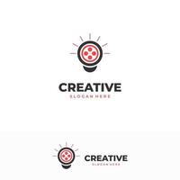 film idea logo design creativo concetto vettore