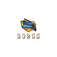 Horus logo icona design modello piatto vettore