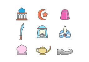 Icone vettoriali gratis in Medio Oriente