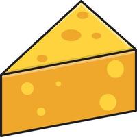 illustrazione vettoriale di formaggio su uno sfondo. simboli di qualità premium. icone vettoriali per il concetto e la progettazione grafica.