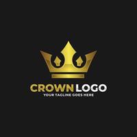 corona logo design vettore illustrazione