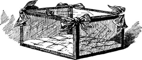 gioiello scatola, Vintage ▾ illustrazione. vettore