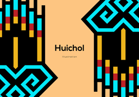 Illustrazione vettoriale di Huichol