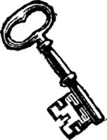 chiave, Vintage ▾ illustrazione. vettore