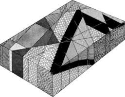 basalto diagramma, Vintage ▾ illustrazione. vettore