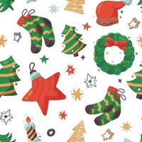 Natale seamless pattern vettore