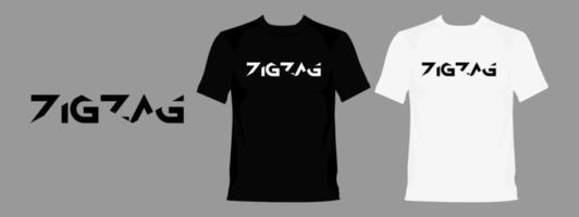 zigzag di moda tipografia lettering design modello per Stampa t camicia moda capi di abbigliamento e manifesto vettore