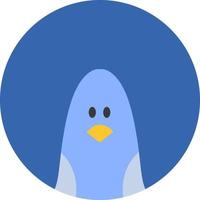 blu piccione, illustrazione, vettore su un' bianca sfondo.