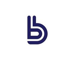 B logo design vettore modello