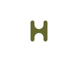 h logo design vettore modello