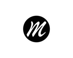 m logo design vettore modello