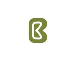 B logo design vettore modello