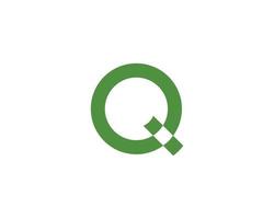 q logo design vettore modello