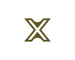 X logo design vettore modello