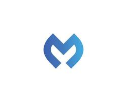 m logo design vettore modello