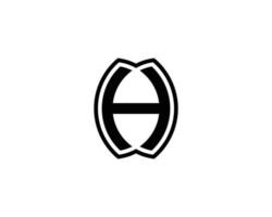 h logo design vettore modello