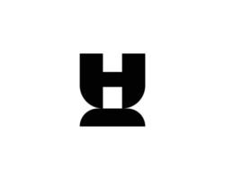 h logo design vettore modello