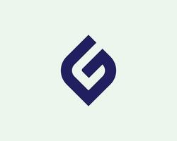 g logo design vettore modello