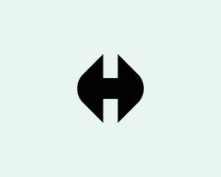 h logo design vettore modello