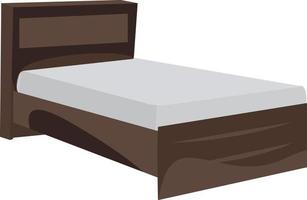 piccolo letto, illustrazione, vettore su bianca sfondo