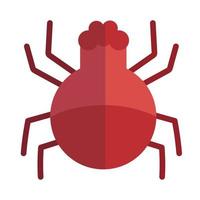 scarafaggio insetto animale nel cartone animato piatto icona stile vettore