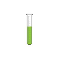 laboratorio bicchiere icona vettore