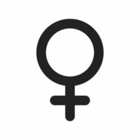 icona simbolo femminile vettore