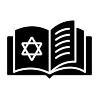 Torah icona stile vettore