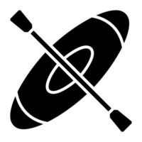 stile icona kayak vettore