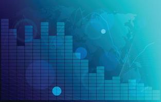 giù negativo bar grafico grafico ammortamento globale attività commerciale economico recessione vettore