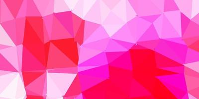 disposizione poligonale geometrica di vettore rosa chiaro.