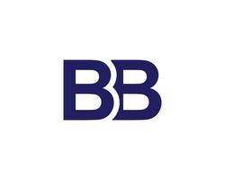 bb logo design vettore modello